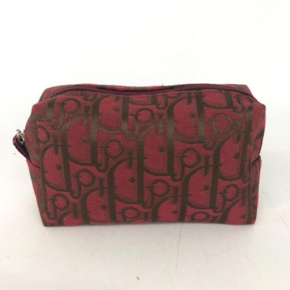 Dior Trotter Red and Brown Pouch - Picture 4 of 10